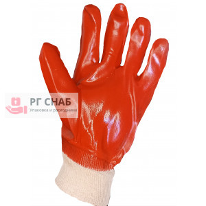 Перчатки МБС красные манжета резинка