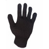Перчатки 5-нитка без ПВХ 10 класс Черные оптом