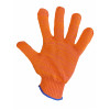 Перчатки 6-нитка без ПВХ 10 класс Оранжевые оптом